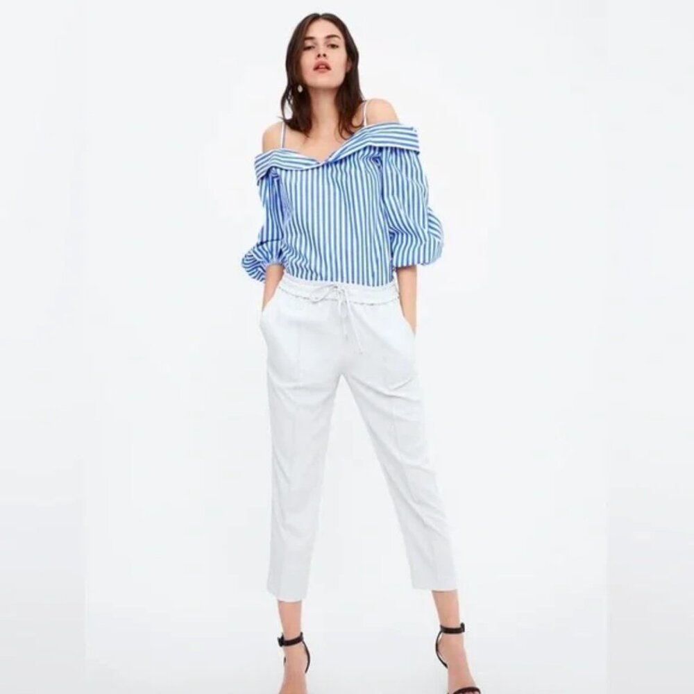 Zara Elastic Waist Pants S